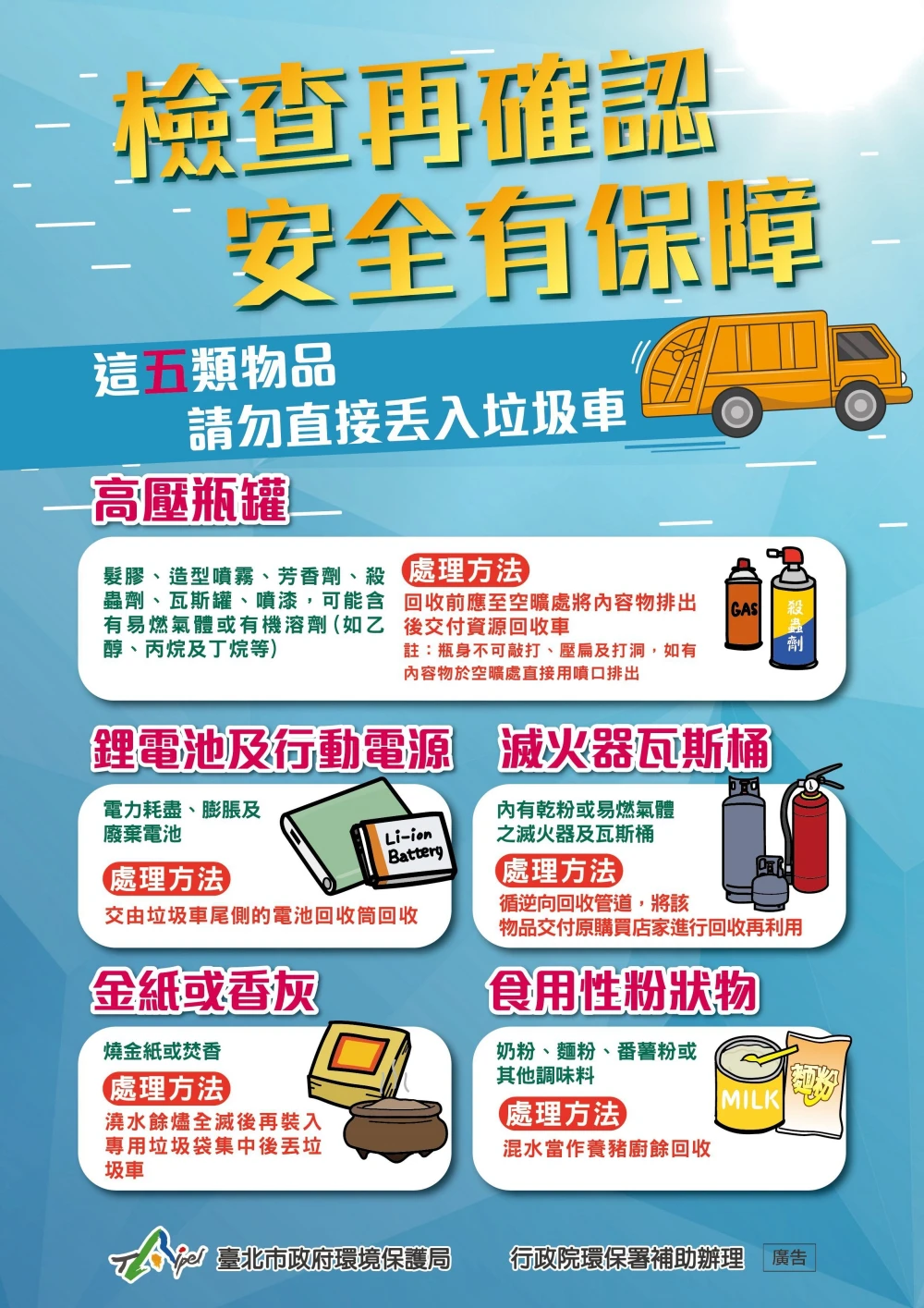 台北垃圾車》雙十連假有垃圾車嗎？台北垃圾車清運時間、即時動態